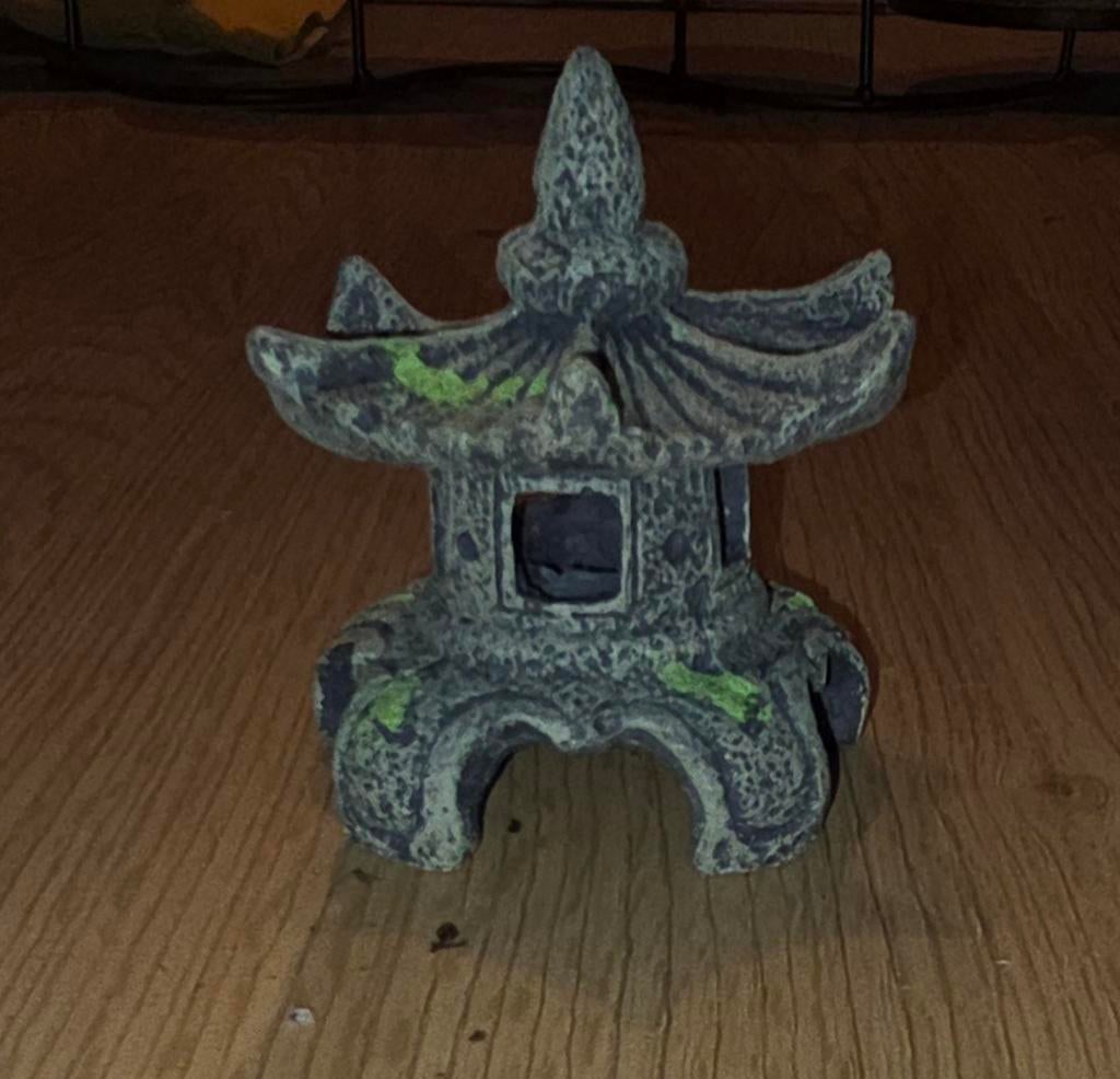 Aquarium ornament chinees huisje, Ophalen