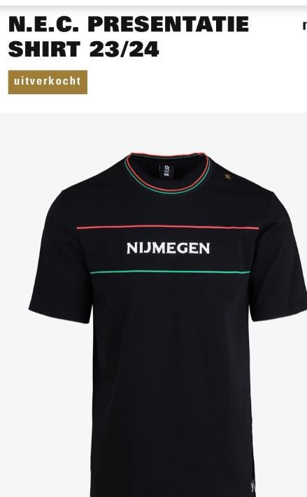 NEC Nijmegen Presentatie Shirt 24/25  S, Maat S, Ophalen, Zo goed als nieuw, Shirt