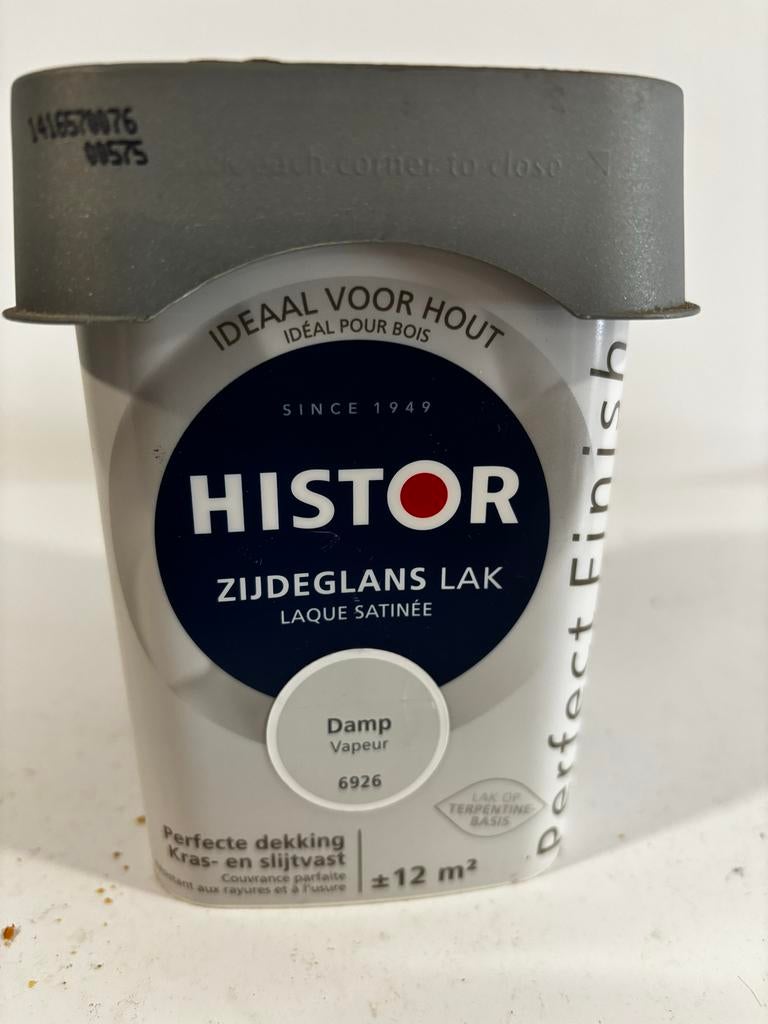 Histor Zijdeglans Lak Damp 6926, Ophalen, Nieuw, Lak, Grijs