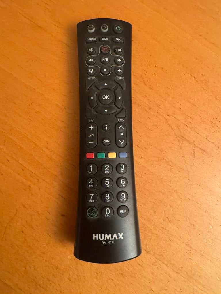 Humax RM-H01U Afstandsbediening - Gebruikt, Audio, Tv en Foto, Afstandsbedieningen, Ophalen of Verzenden, Zo goed als nieuw