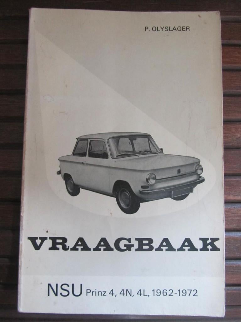 vraagbaak   NSU PRINZ 4   1962 /1972, Ophalen of Verzenden
