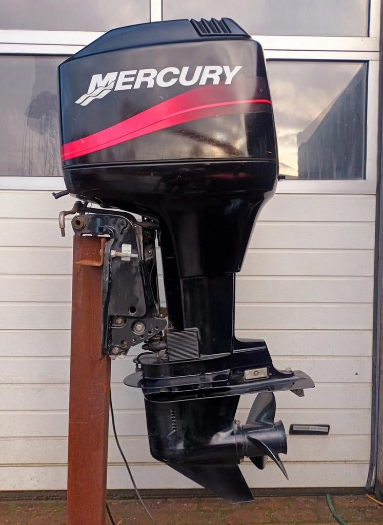 75PK Mercury Autolube Tweetakt, Watersport en Boten, Gebruikt, Elektrische start, Ophalen of Verzenden, 30 pk of meer