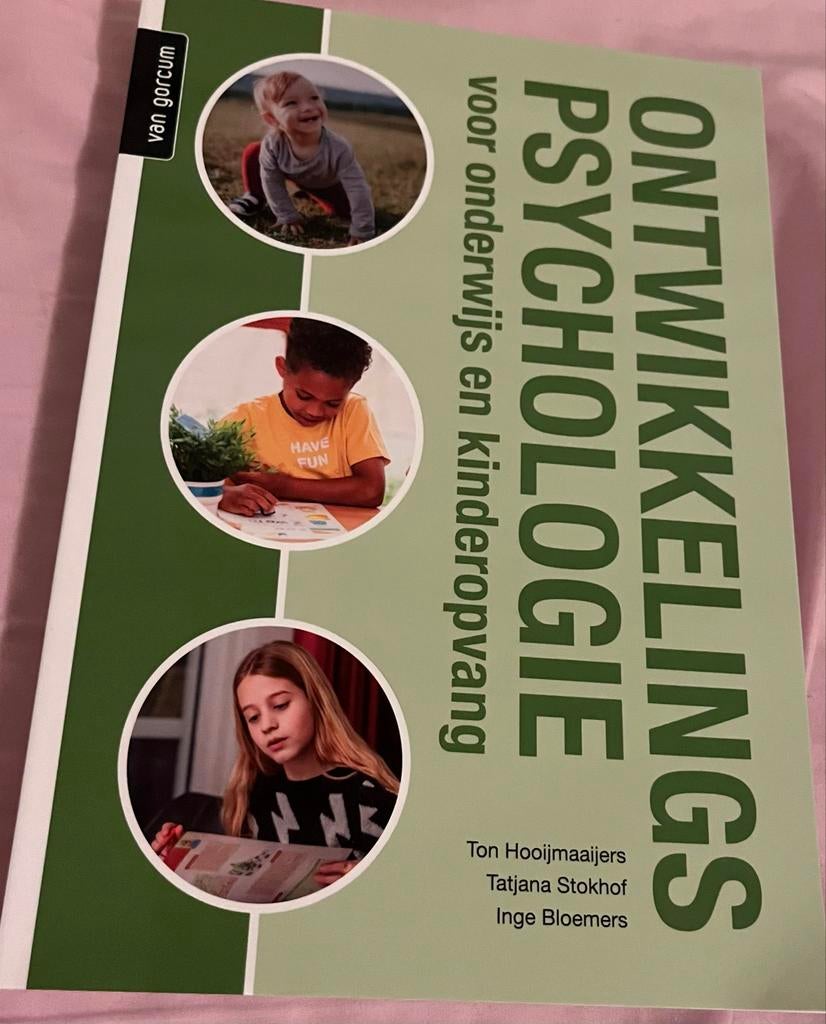 Ontwikkelingspsychologie voor onderwijs en kinderopvang, Ophalen of Verzenden, Gamma, Zo goed als nieuw, HBO