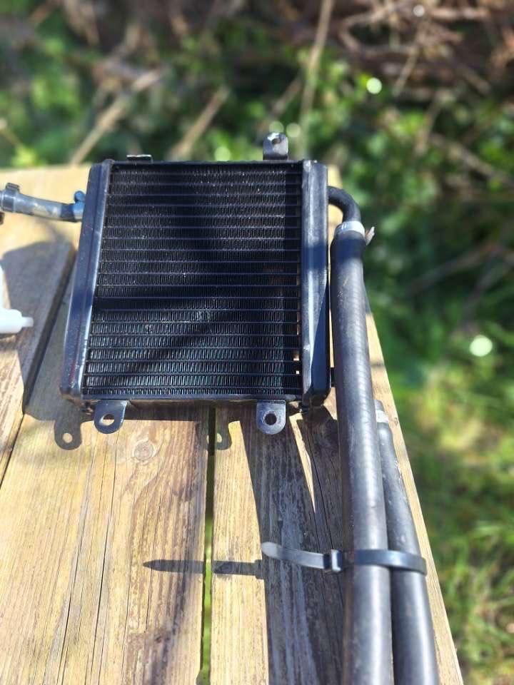 Radiateur met koeltankje voor 125cc, Ophalen, Gebruikt