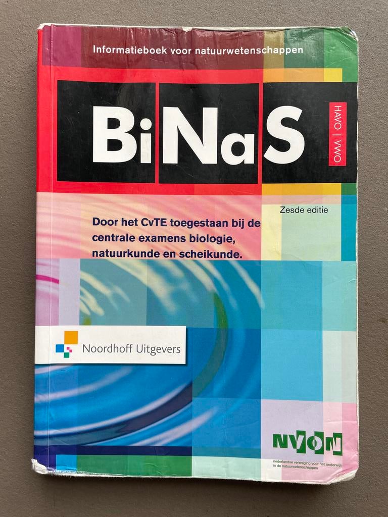 BiNaS Havo/VWO 6e editie, Boeken, Ophalen of Verzenden, Gelezen, HAVO, Overige vakken