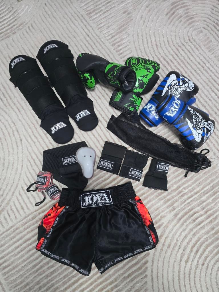 Complete kickboksset Joya, Gebruikt, Overige, Maat XS of kleiner, Vechtsportmateriaal