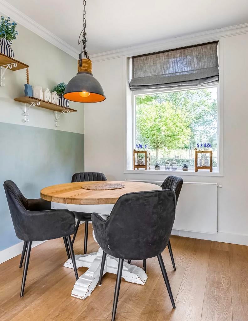 Eetkamer tafel met stoelen, Huis en Inrichting, Tafels | Eettafels, Ophalen, Gebruikt, Rechthoekig, 50 tot 100 cm