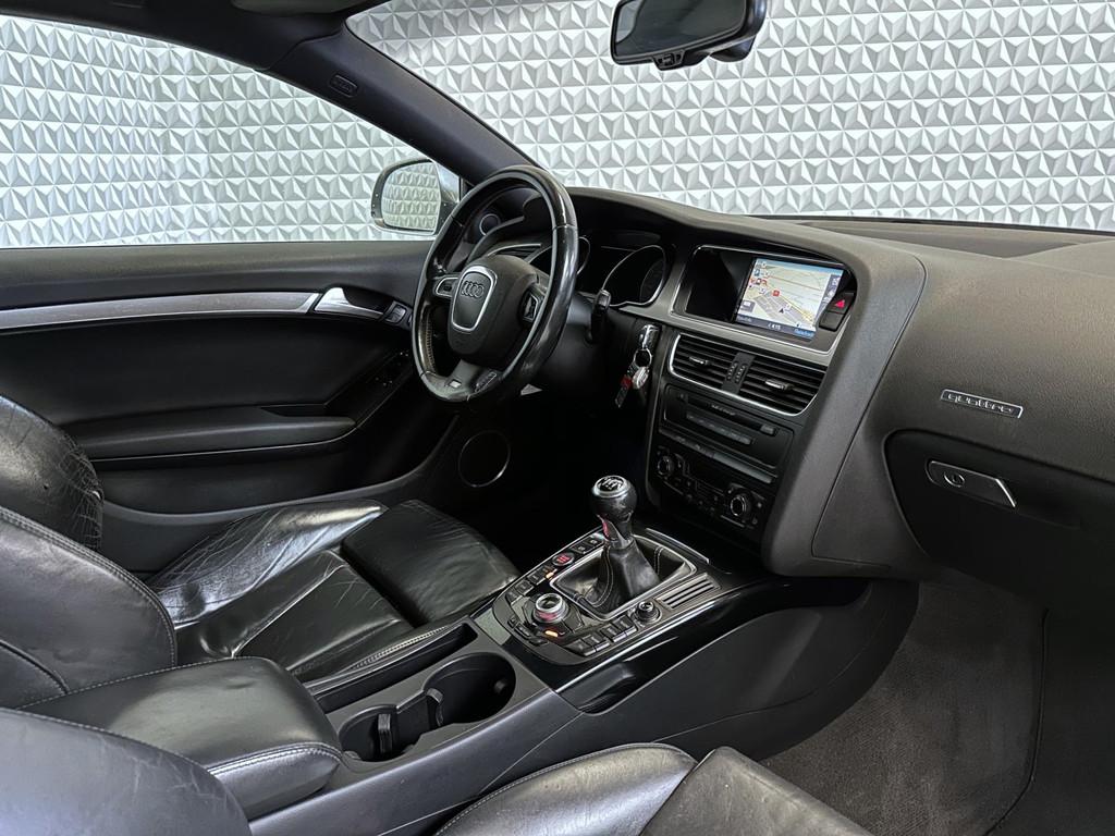 Audi S5 Coupé 4.2 FSI S5 Quattro Leer Navi Xenon PDC, Navigatiesysteem, Gebruikt, 4 stoelen, Zwart