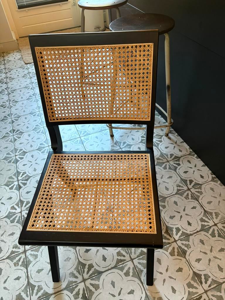 Webbing rotan stoeltje, Ophalen