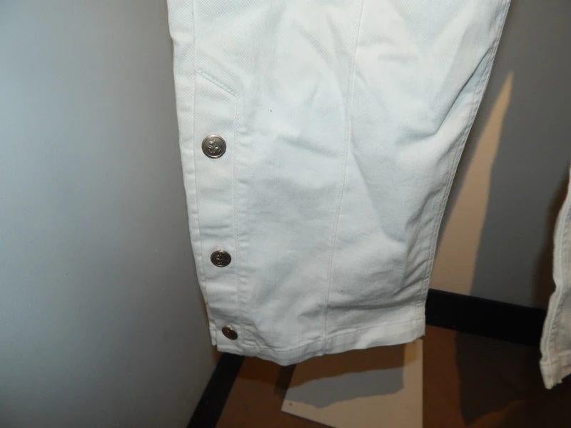 Studio Anneloes witte broek wide leg gouden merk knopenS/, Studio Anneloes, Verzenden, Wit, Zo goed als nieuw