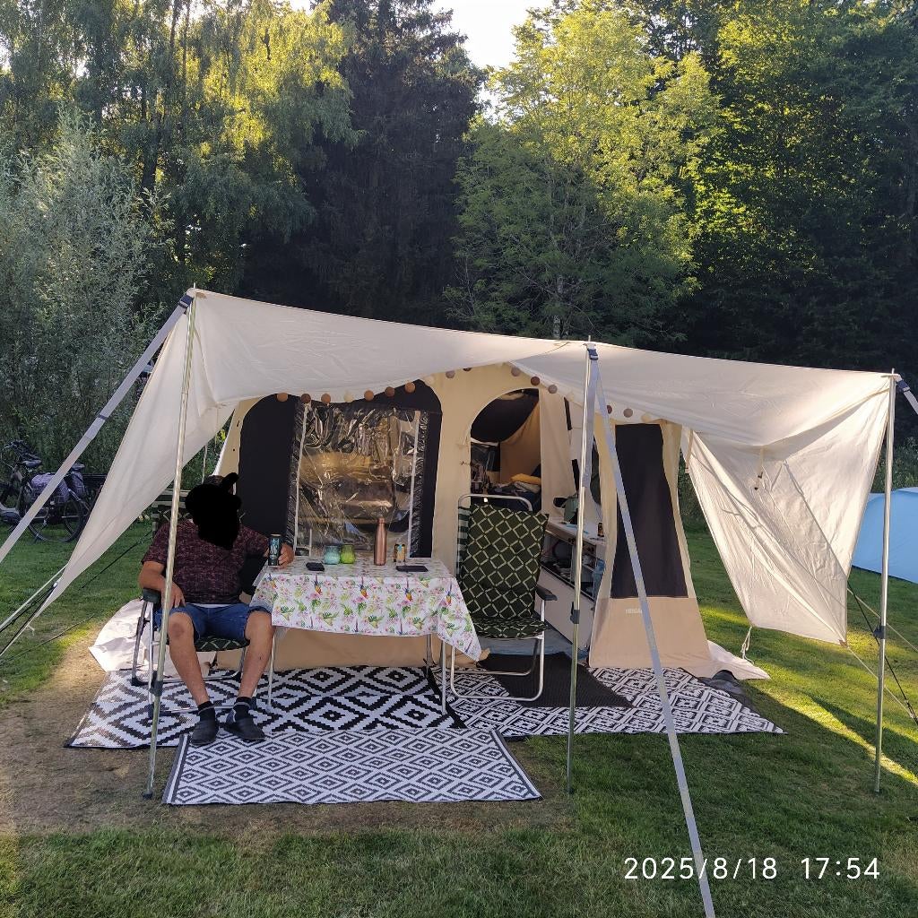 Trigano Odyssee vouwwagen , IN PRIJS VERLAAGD, Ophalen, Trigano, Meerkleurig, Aanwezig