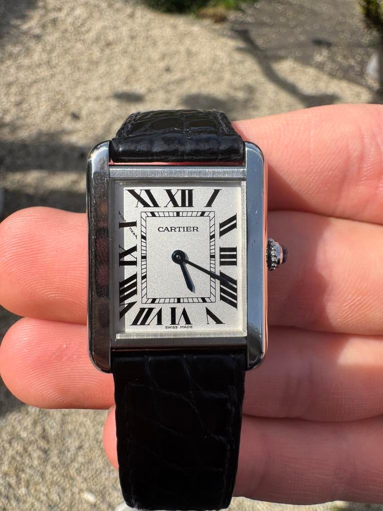 Cartier Tank Solo small, Ophalen of Verzenden, Heren