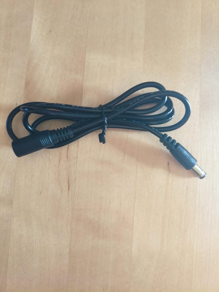 1M DC Extension Cable 2.1mm x 5.5mm Female to Male, Ophalen of Verzenden, Nieuw, Minder dan 2 meter, Overige kabels