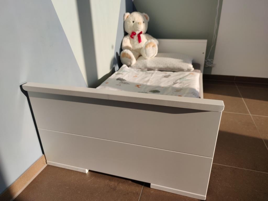 Schardt Maxx Fleetwood Ledikant/Peuterbed + Matras, Kinderen en Baby's, Ophalen, 70 tot 85 cm, 140 tot 160 cm, Zo goed als nieuw