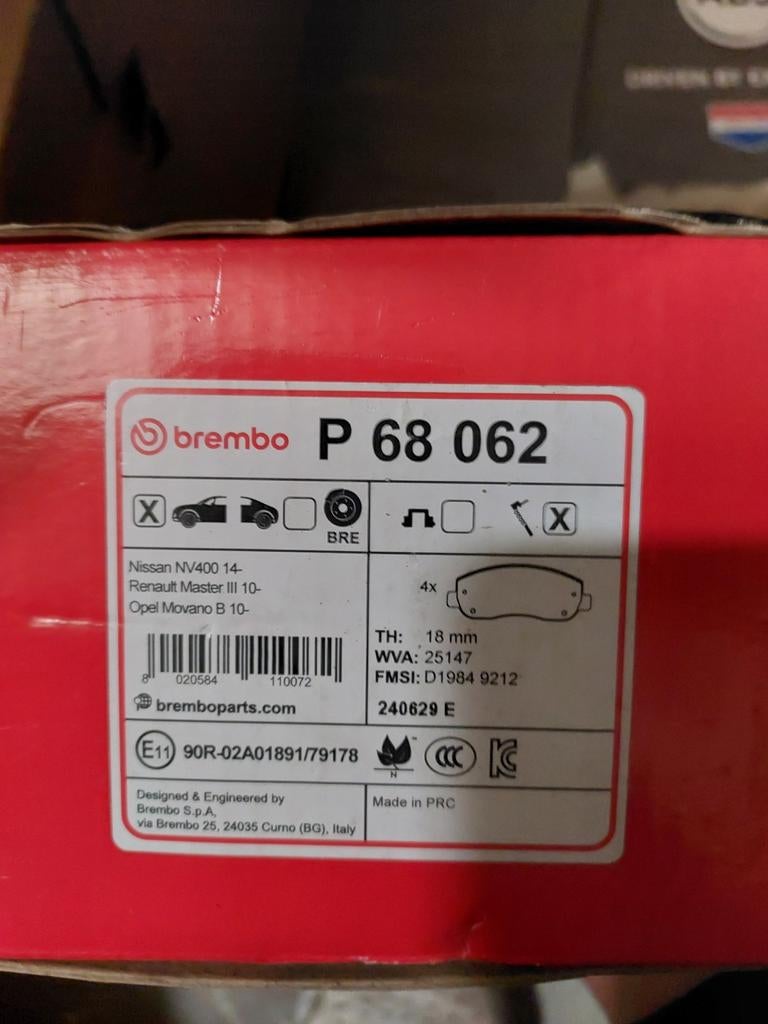 Brembo Remblokken & ABS Remschijven voor Renault Master III, Ophalen of Verzenden