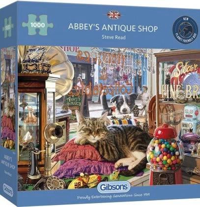 Gibsons - Abbey’s Antique Shop - 1000 stukjes, Ophalen of Verzenden, 500 t/m 1500 stukjes, Nieuw, Legpuzzel