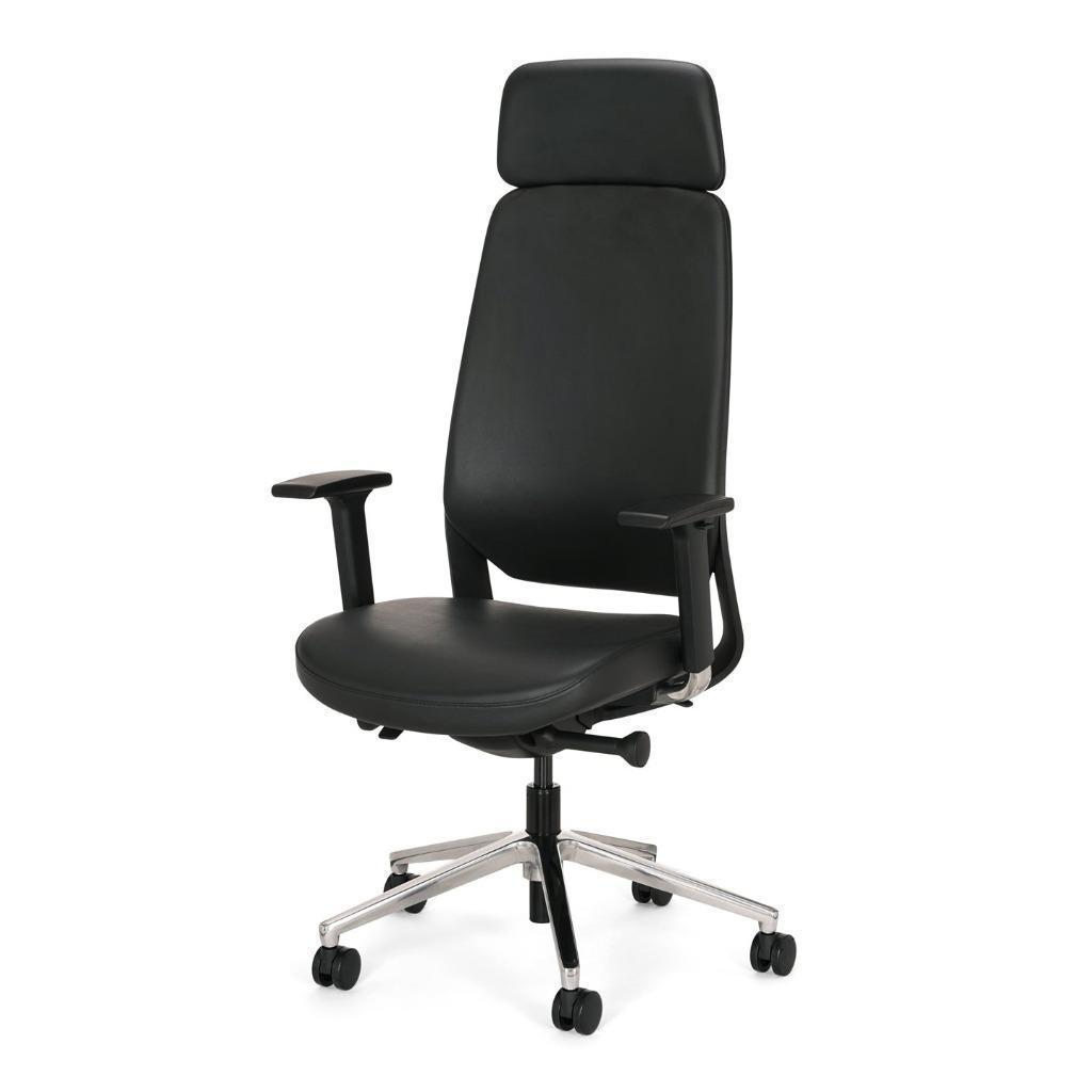 Nieuw, RM-Line Bo CEO Directie bureaustoel, Zwart Leer,, -, Zwart, -, Nieuw