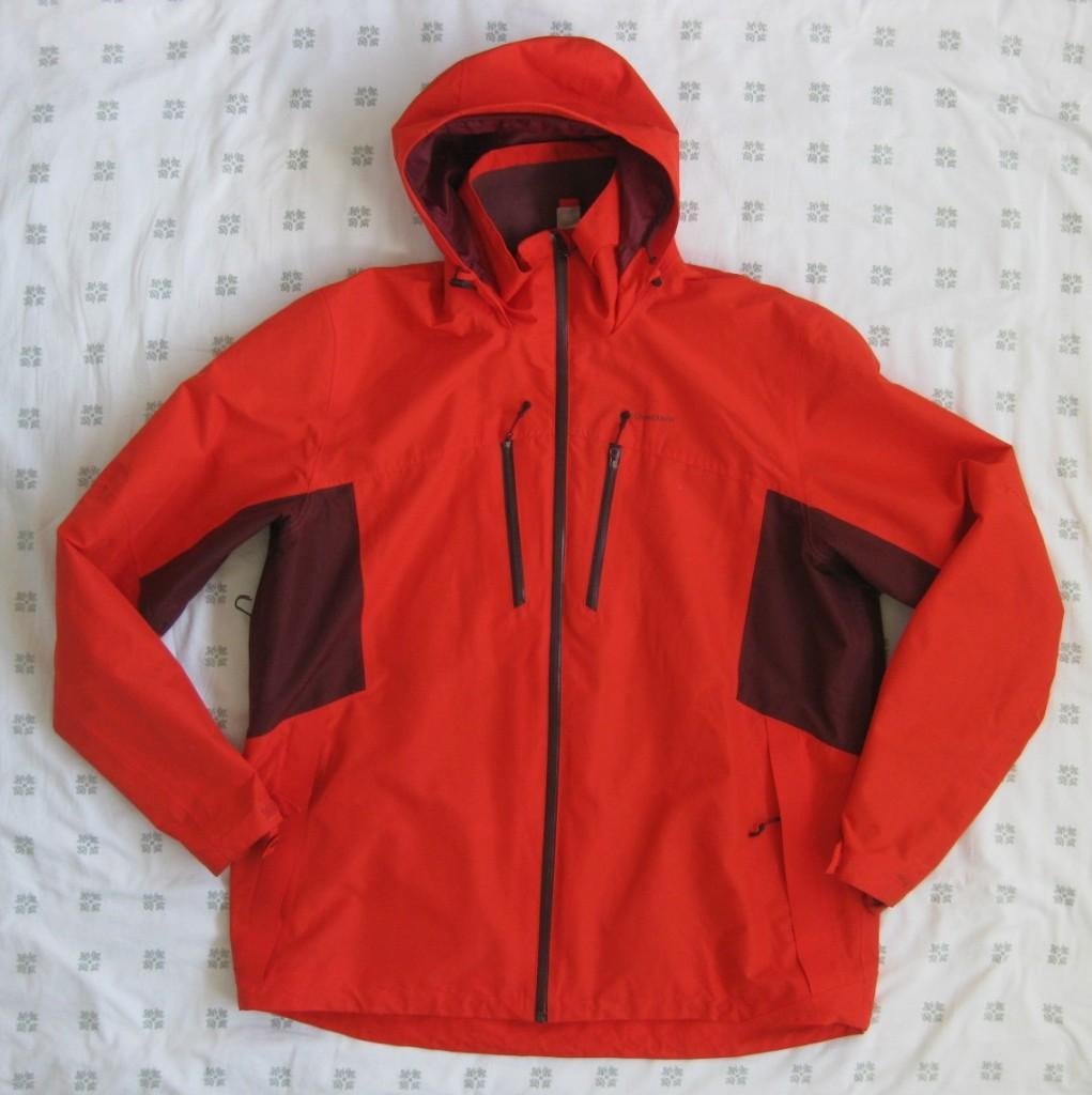 Quechua jas dames, rood, outdoor, regenjas, skijas 2XL, 44, Kleding | Dames, Jassen | Winter, Maat 42/44 (L), Ophalen of Verzenden