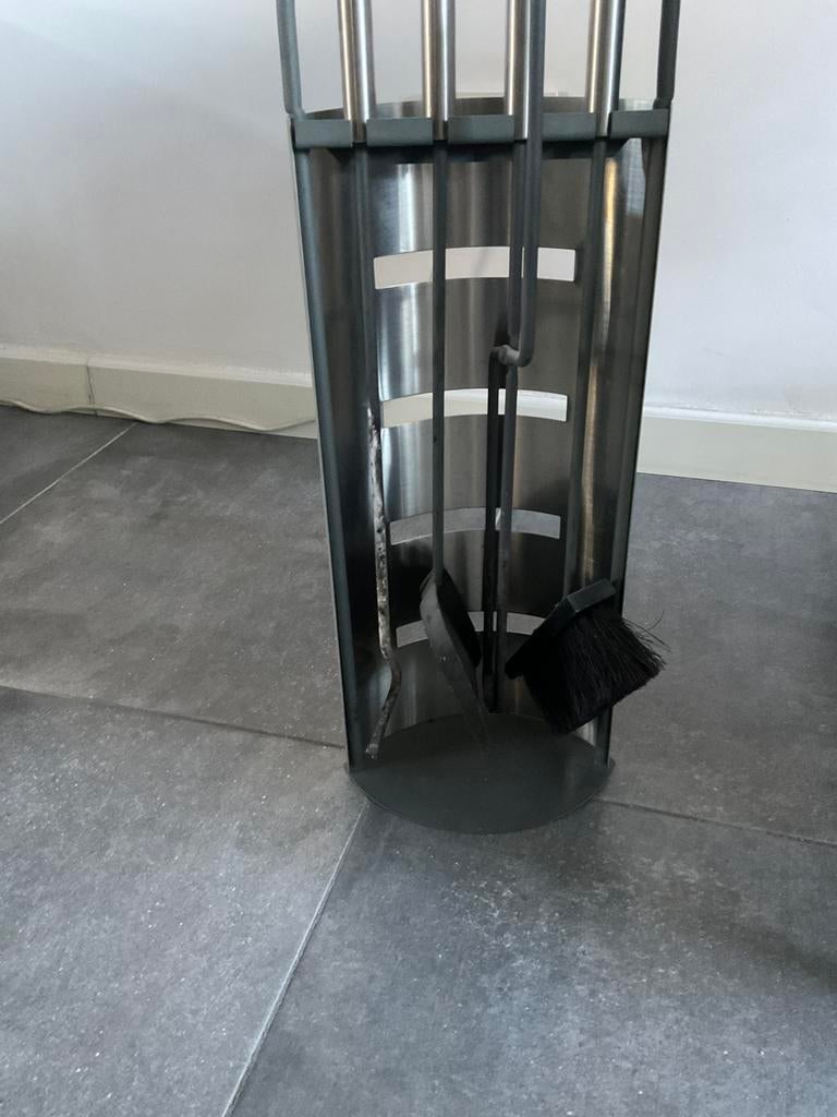 Haardstel, Huis en Inrichting, Haarden, Ophalen, Zo goed als nieuw, Vrijstaande haard, Elektrische haard