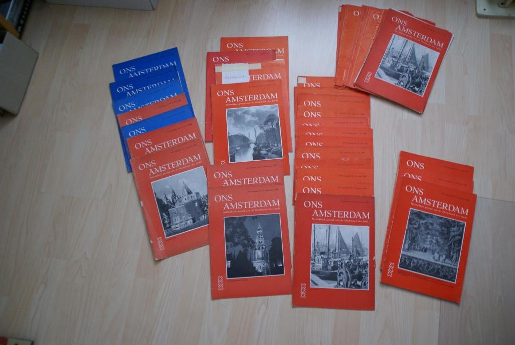 Ons Amsterdam, Maandblad gewijd aan de hoofdstad des lands, Ophalen of Verzenden, 20e eeuw of later, Gelezen