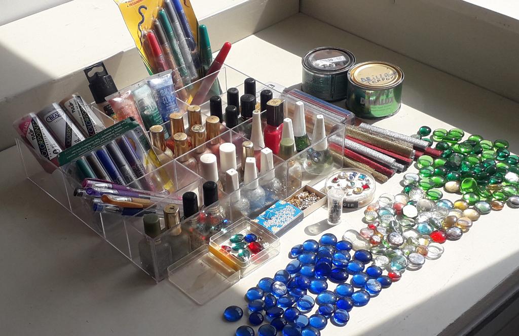 Hobby glitters - leuke partij -, Ophalen of Verzenden, Overige kleuren, Overige materialen