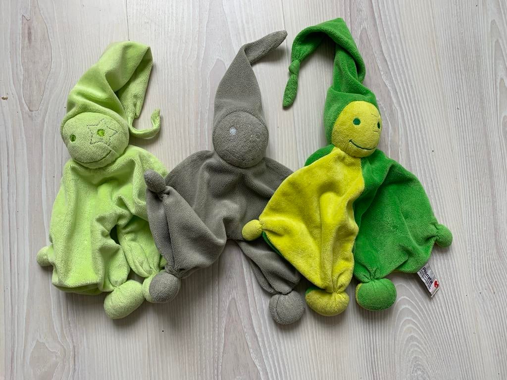 3 zachte prenatal knuffeldoekjes voor baby's, Ophalen of Verzenden, Gebruikt, Overige typen