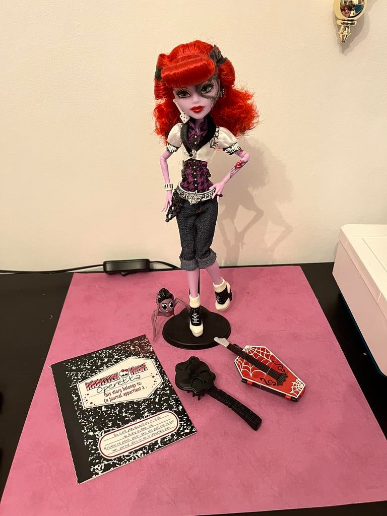 Monster High Operetta Creeproduction doll pop, Ophalen of Verzenden, Zo goed als nieuw