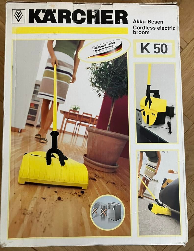 Kärcher K50 cordless electric broom draadloze rolveger NIEUW, Ophalen of Verzenden