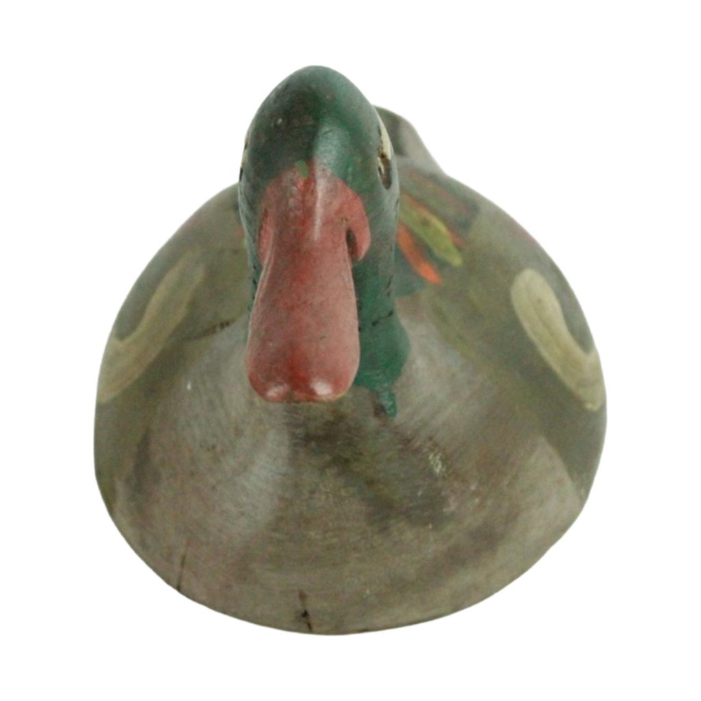 Antieke houten lok eend – handgesneden – ca. 1900–1940, Antiek en Kunst, Ophalen of Verzenden