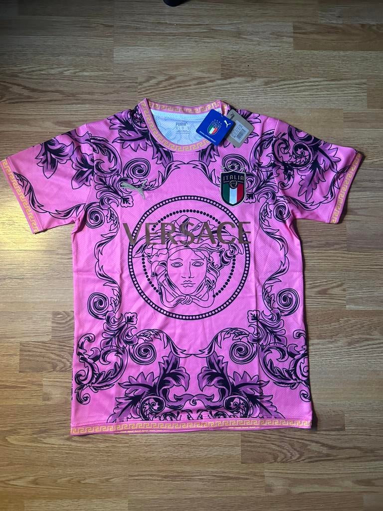 Italie versace shirt roze maat M gratis verzending met DHL!, Ophalen of Verzenden, Nieuw, Maat 48/50 (M), Roze