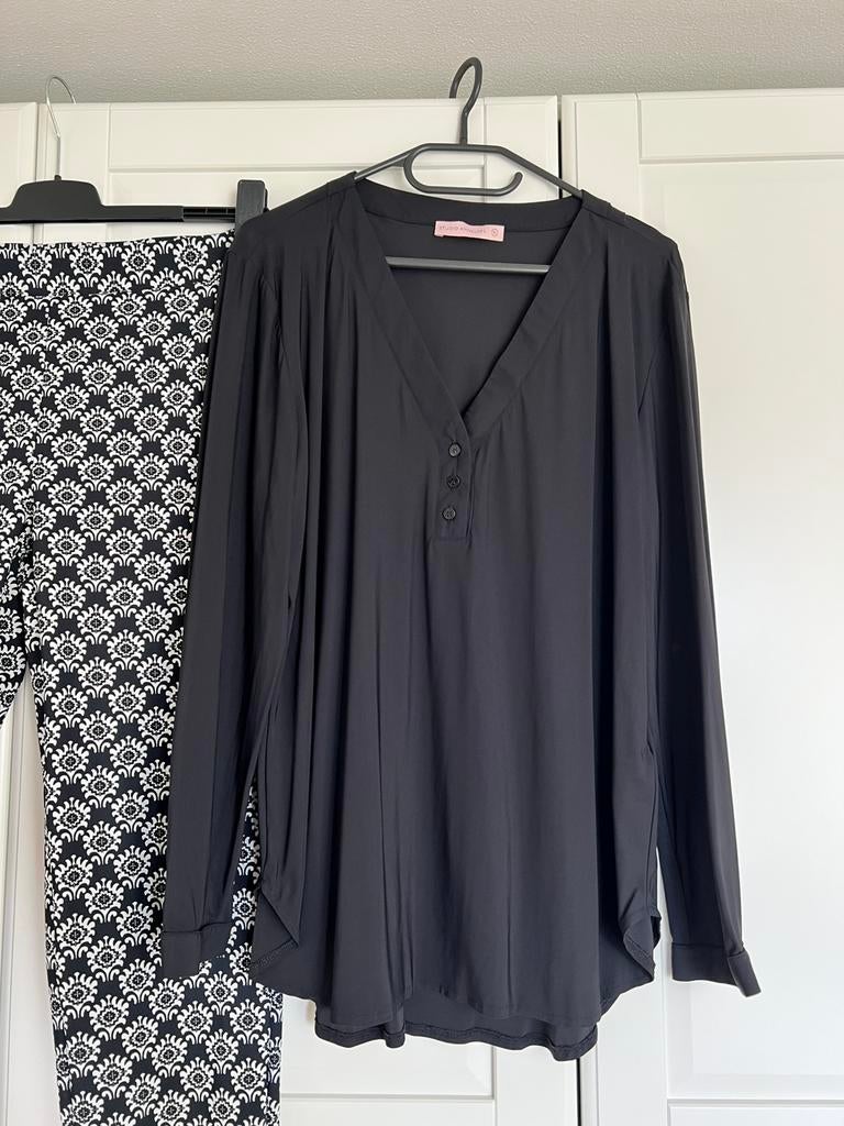 Studio anneloes set evi blouse XL & kate ornament broek L, Zwart, Maat 46/48 (XL) of groter, Ophalen of Verzenden, Zo goed als nieuw