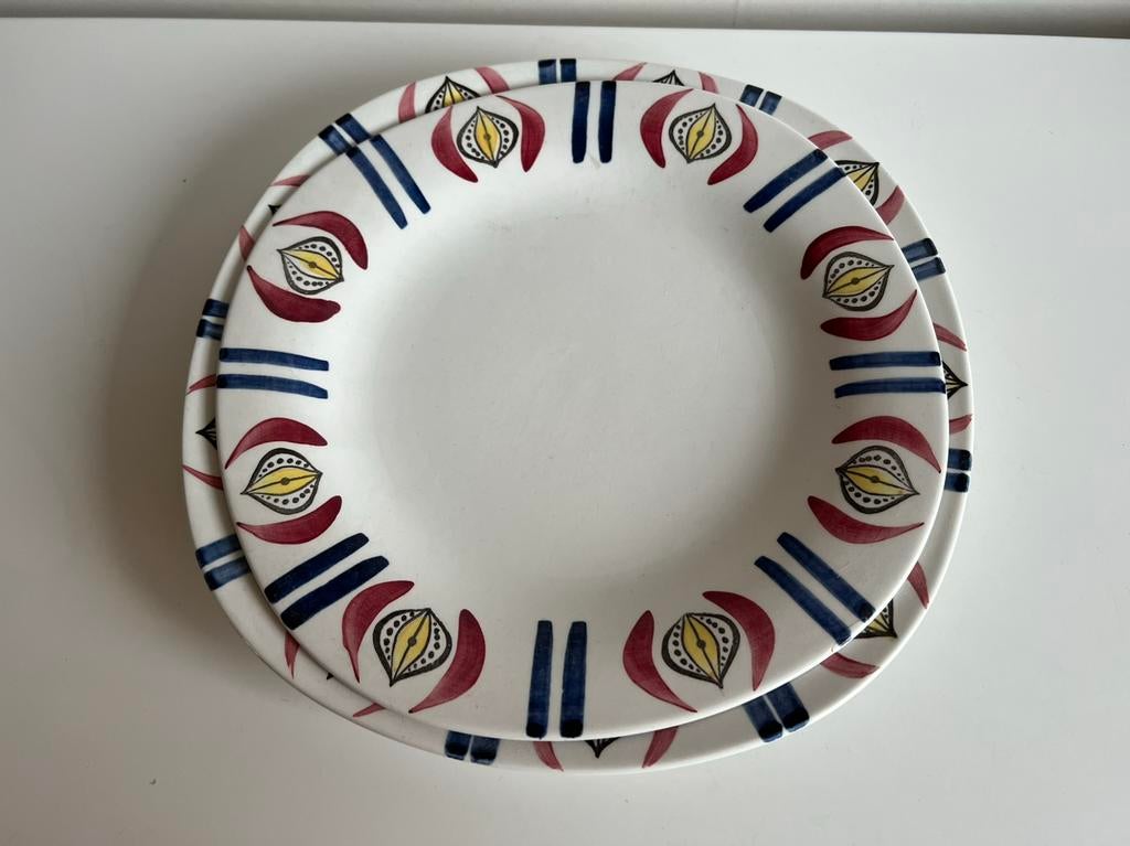 Vintage Rörstrand Delikat Ontbijt-Dinerbord Marianne Westman, Ophalen of Verzenden