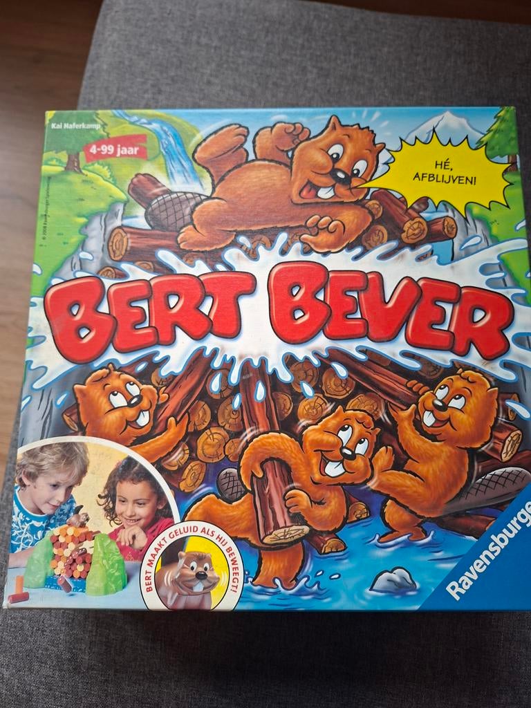 Bert Bever spel - Compleet met lichte gebruikssporen, Drie of vier spelers, Ophalen of Verzenden, Gebruikt, Ravensburger