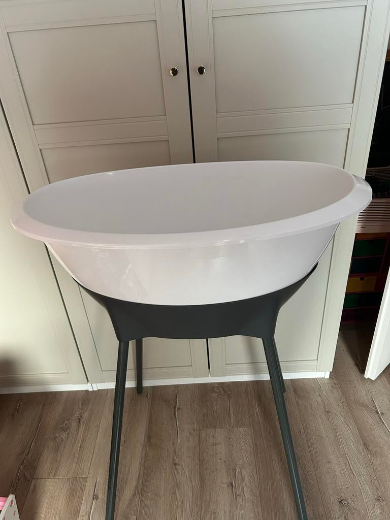 Baby badset met Tummy Tub en ligzitje, Ophalen, Gebruikt, Badje, Overige merken