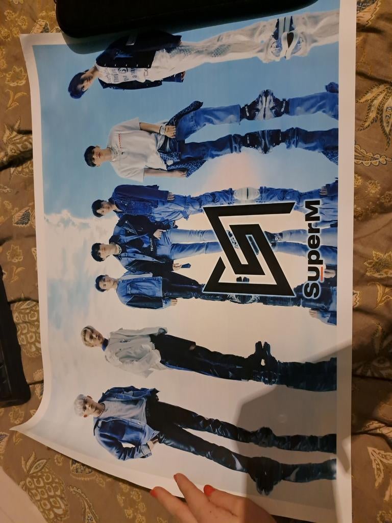 Poster SuperM, Verzamelen, Posters, Ophalen, Rechthoekig Liggend, Nieuw, A1 t/m A3