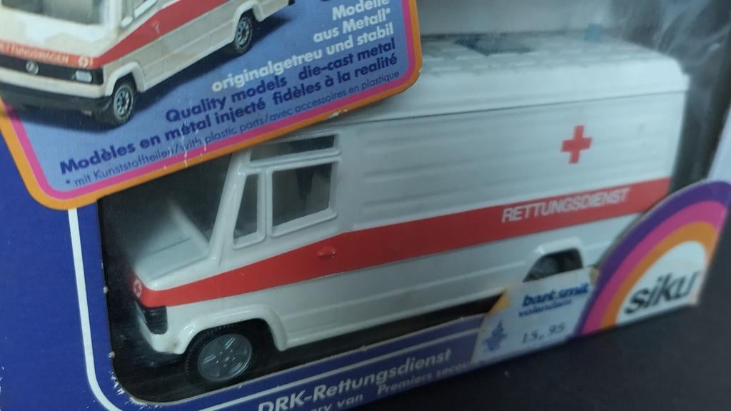 Mercedes Benz 809 D Ambulance Rettungsdienst Siku 2015 Pol, Schlittenbacherstrasse 60 Lüdenscheid Germany, Auto, Verzenden, Nieuw