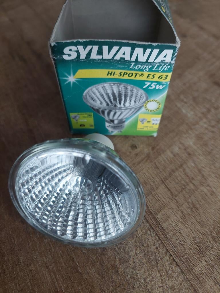 Sylvania Hi-spot ES63 75W 50 230V GU10 nieuw 2 stuks, Ophalen of Verzenden, Nieuw, Minder dan 30 watt, Led-lamp