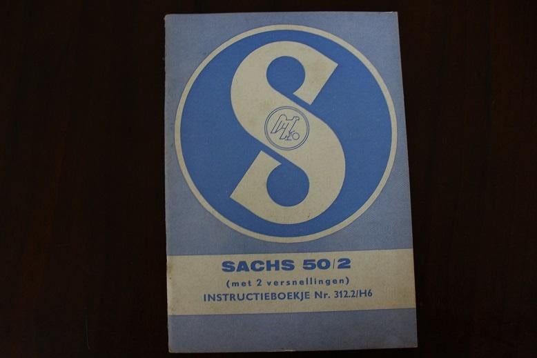 Sachs 50/2 met 2 versnellingen instructie boekje, Fietsen en Brommers, Ophalen of Verzenden, Zo goed als nieuw