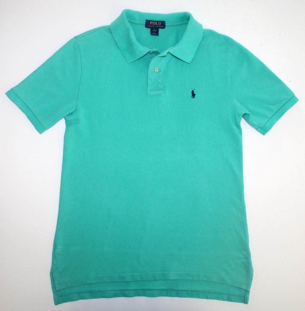 Ralph Lauren polo groen maat L 14-16y = maat 164, Ophalen of Verzenden, Zo goed als nieuw, Shirt of Longsleeve, Jongen