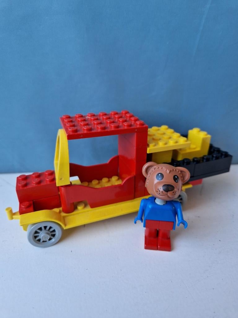 Lego Fabuland 329 - Bernard bear and pick up truck (K), Ophalen of Verzenden, Gebruikt, Complete set, Lego