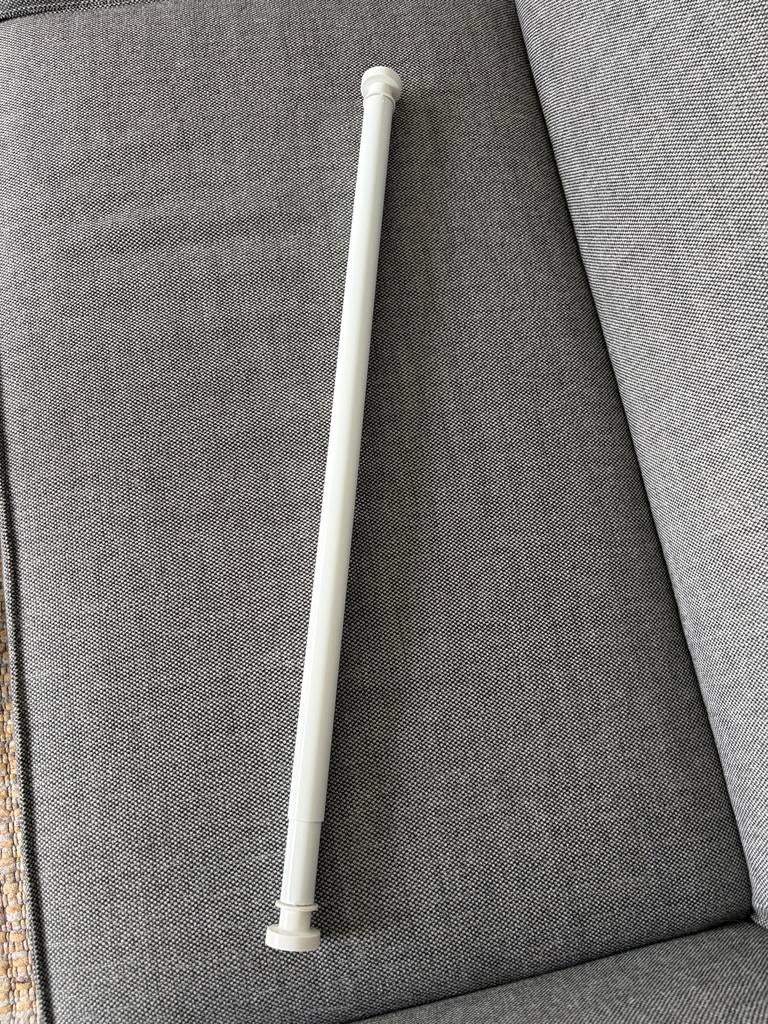 Verstelbare douchegordijnstang - Wit 70-115cm, Ophalen, Gebruikt, Wit, Overige typen