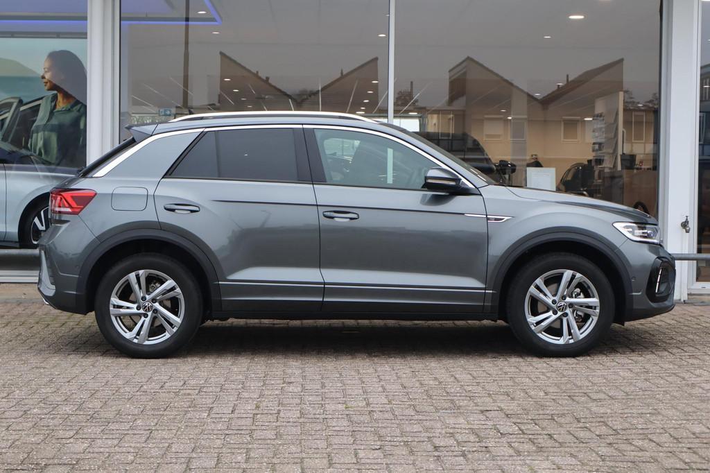 Volkswagen T-Roc 1.5 TSI 150pk DSG R-Line Edition | Navigati, Auto's, Volkswagen, 12 maanden, Stof, 1498 cc, Euro 6