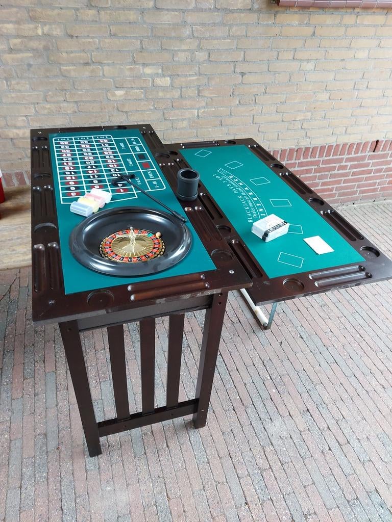 Roulette - Poker - Dobbel - Casino tafel te huur 50 euro, Ophalen