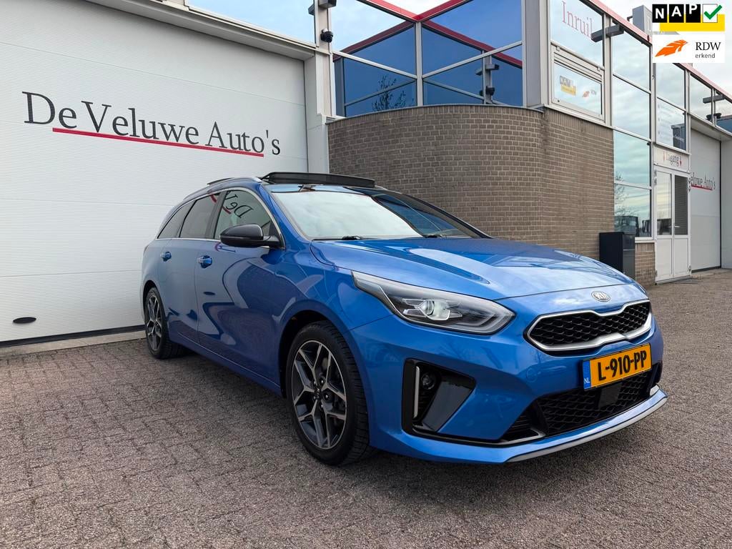 Kia Ceed Sportswagon 1.0 T-GDi GT-PlusLine|Camera|Pano|JBL|, Voorwielaandrijving, Gebruikt, Blauw, Origineel Nederlands