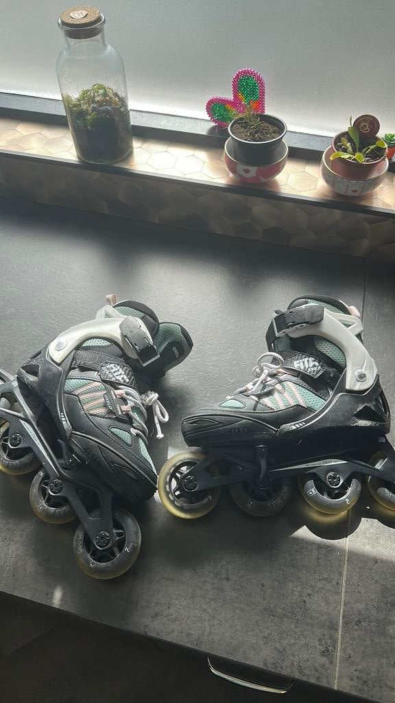 Dechatlon oxelo skeelers maat 35-38, Ophalen, Kinderen, Inline skates 4 wielen, Verstelbaar