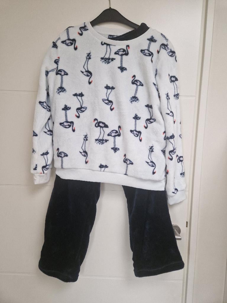 lekker warm huispak / pyjama, maat L, Ophalen of Verzenden, Zo goed als nieuw, Maat 42/44 (L), Blauw