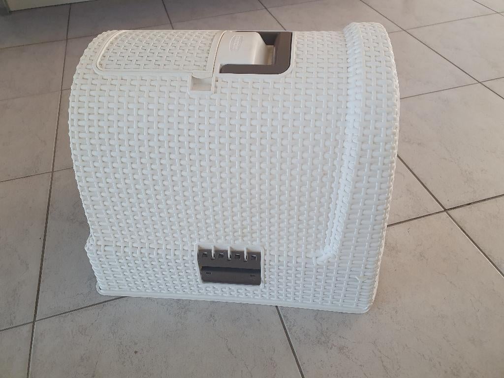 Katttenbak wit Curver, Ophalen of Verzenden, Zo goed als nieuw, Krabpaal