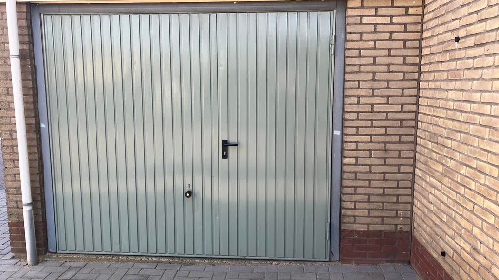 Garagedeur/ kanteldeur met loopdeur, Ophalen, Gebruikt, Garagedeur, 120 cm of meer
