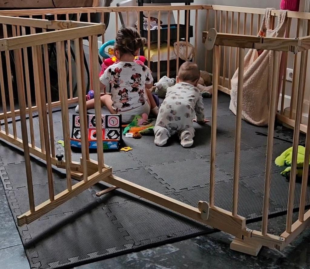 Houten grondbox, Kinderen en Baby's, Boxen, Ophalen, Zo goed als nieuw, Overige vormen