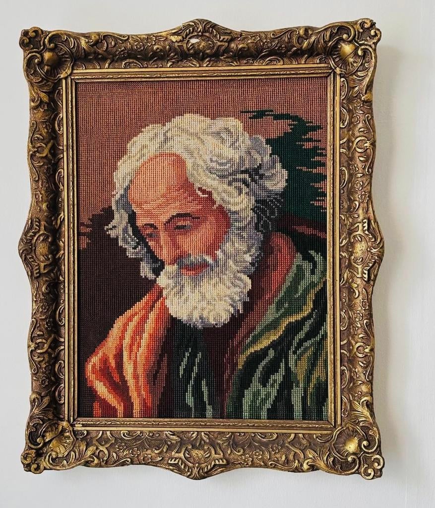 Geborduurde Retro Schilderijen, Ophalen of Verzenden